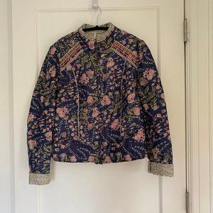 Free People Floral Quilted Jacket